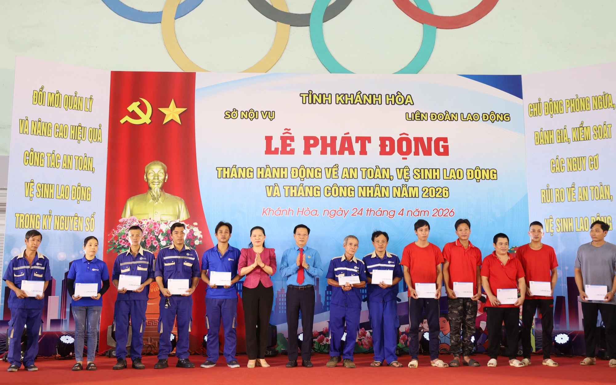Khánh Hòa phát động Tháng Công nhân và Tháng Hành động về an toàn lao động
