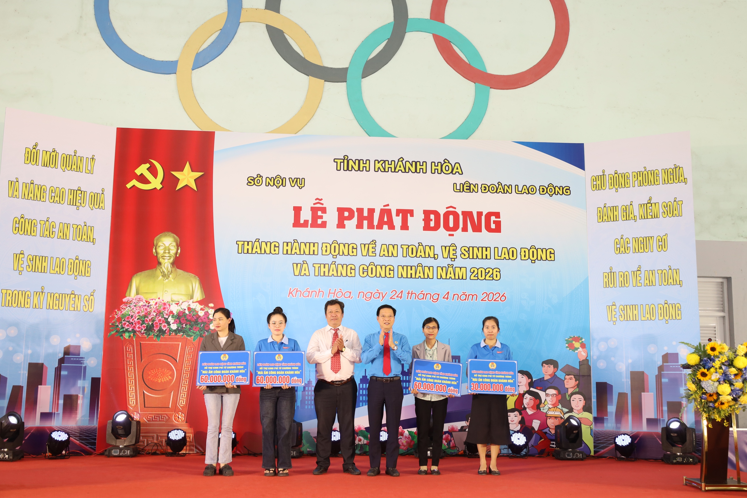 Khánh Hòa phát động tháng hành động về an toàn lao động và tháng công nhân năm 2026 - Ảnh 3.