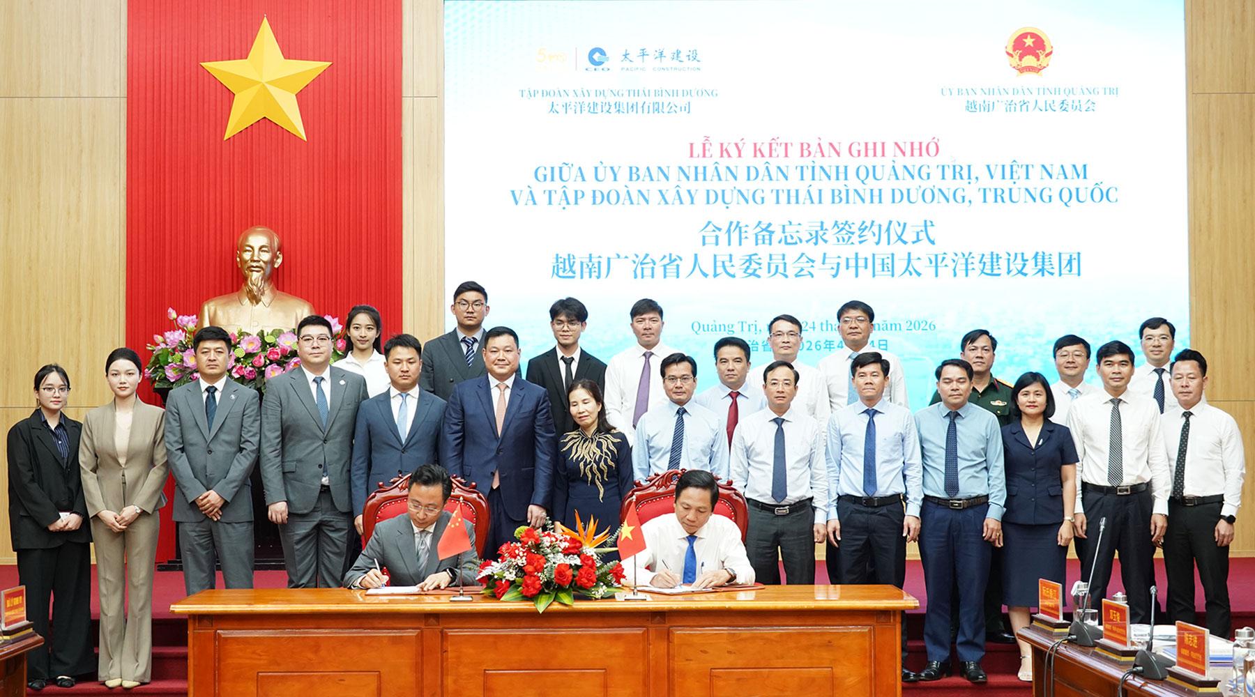 Quảng Trị bắt tay với Tập đo&agrave;n Th&aacute;i B&igrave;nh Dương của Trung Quốc - Ảnh 2.
