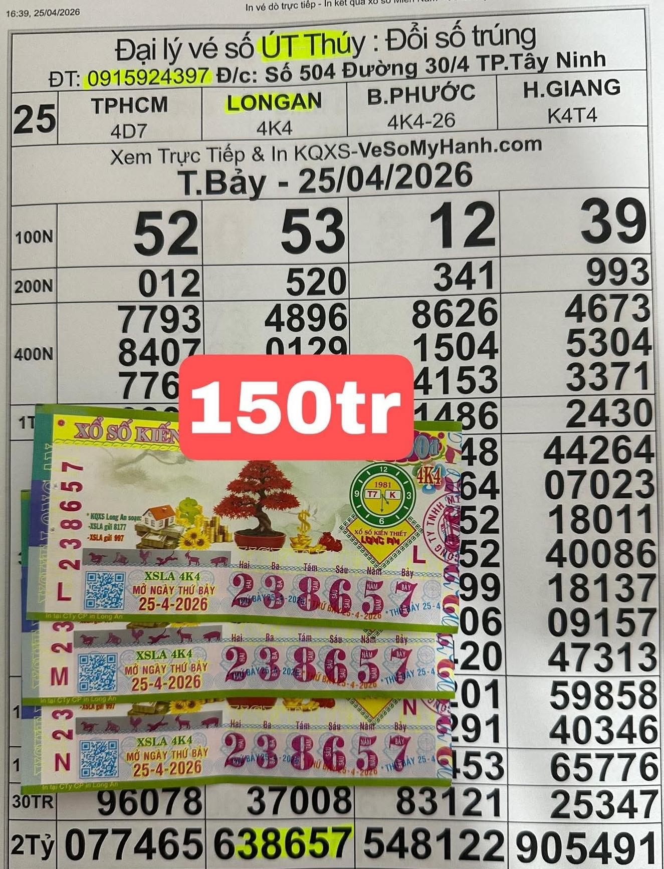 Sáng 26-4, lộ diện nơi trúng 3 giải độc đắc xổ số miền Nam - Ảnh 4.