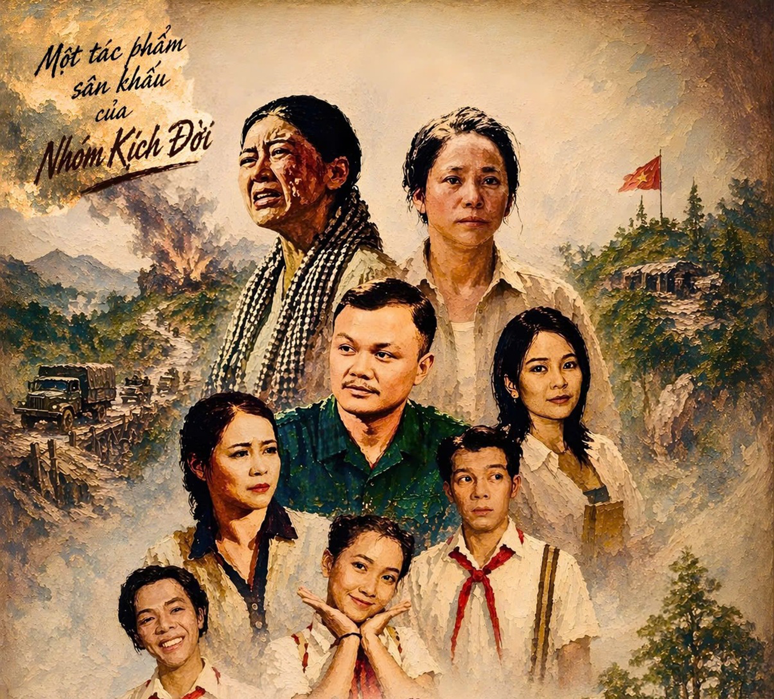 Nhớ đạo diễn Đo&agrave;n B&aacute;, Hồng Trang t&aacute;i diễn vở "Thời con g&aacute;i đ&atilde; xa" tr&ecirc;n S&acirc;n khấu Kịch Đời - Ảnh 4.