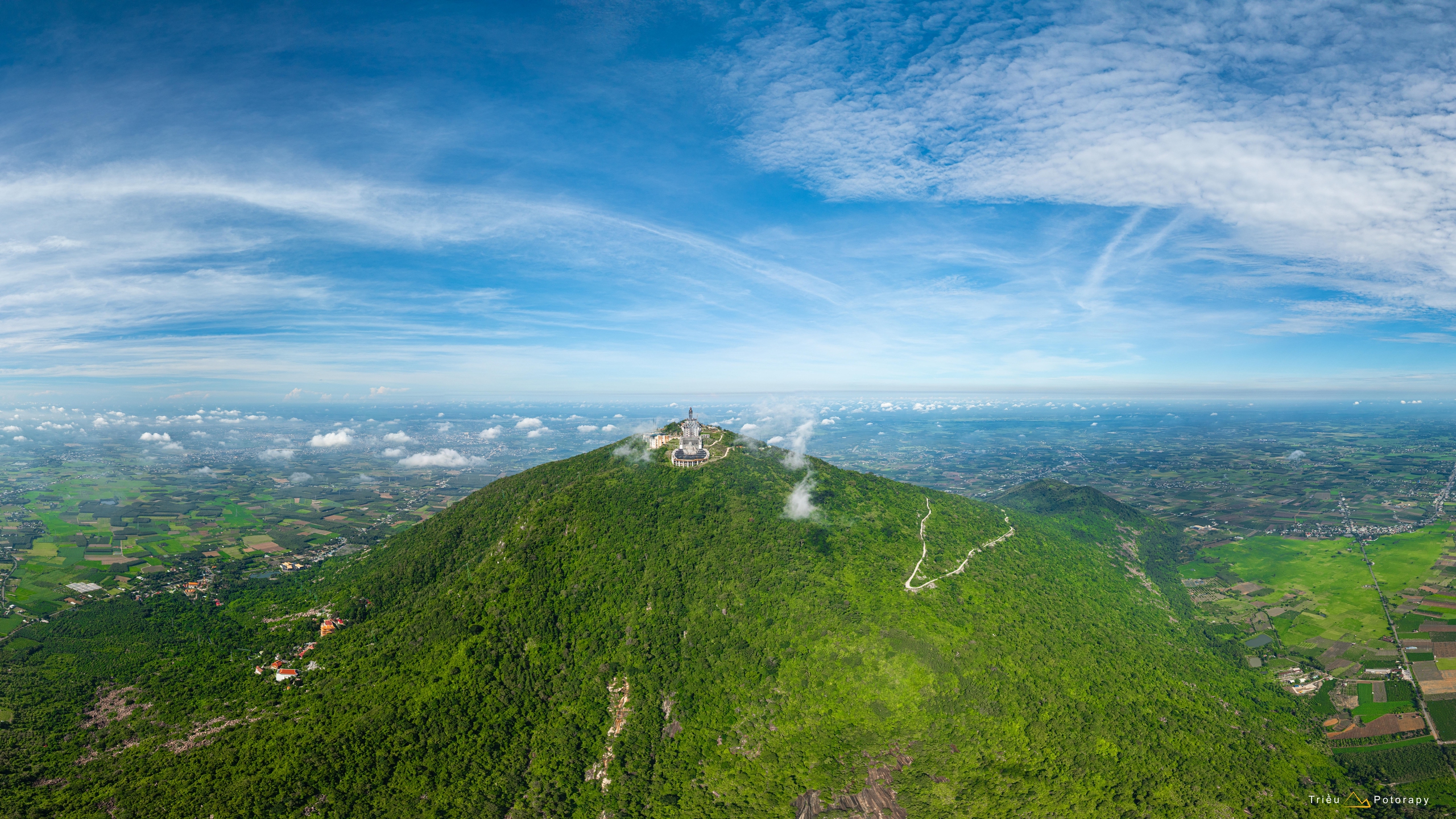 Tây Ninh tăng cường kiểm tra và phòng cháy rừng tại núi Bà Đen - Ảnh 1.