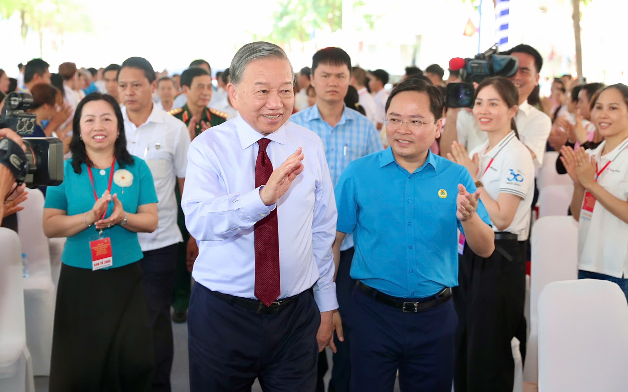 Tổng Bí thư, Chủ tịch nước Tô Lâm thăm người lao động tại TPHCM