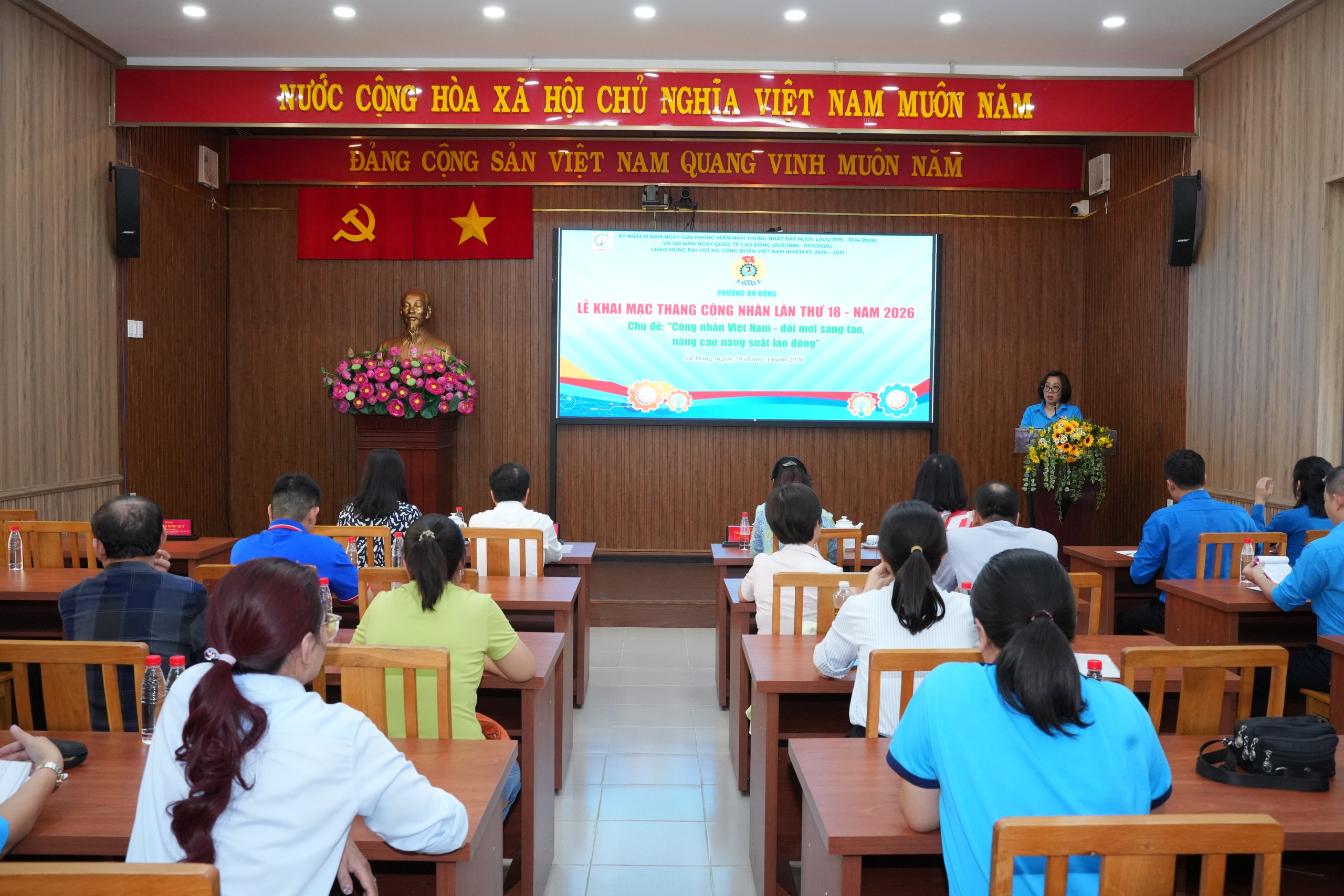 Đẩy mạnh chăm lo đời sống, vật chất v&agrave; tinh thần cho đo&agrave;n vi&ecirc;n &ndash; lao động trong Th&aacute;ng C&ocirc;ng nh&acirc;n - Ảnh 1.