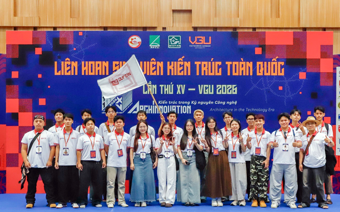 SV Duy Tân đạt nhiều giải Cao tại Liên hoan SV Kiến trúc Toàn quốc 2026