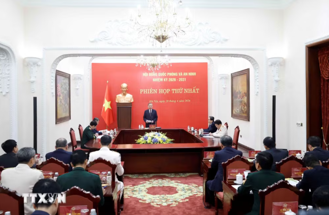 Tổng Bí thư, Chủ tịch nước Tô Lâm chủ trì Phiên họp thứ nhất Hội đồng Quốc phòng và An ninh - Ảnh 1.