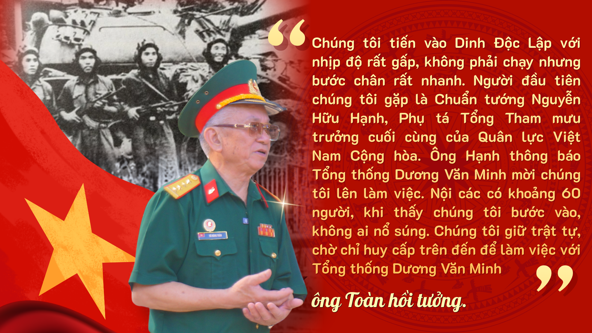 Người chỉ huy xe tăng 390 kể thời khắc lịch sử húc đổ cổng Dinh Độc Lập - Ảnh 7.