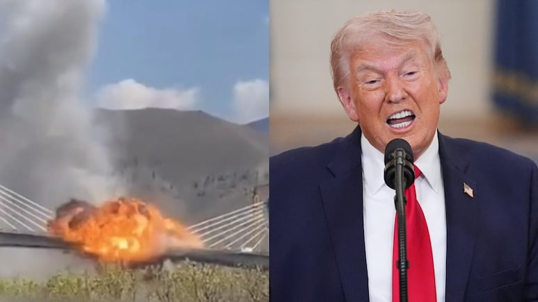 Cây cầu lớn nhất Iran đổ sập, Tổng thống Donald Trump nói “còn nữa” - Ảnh 1.