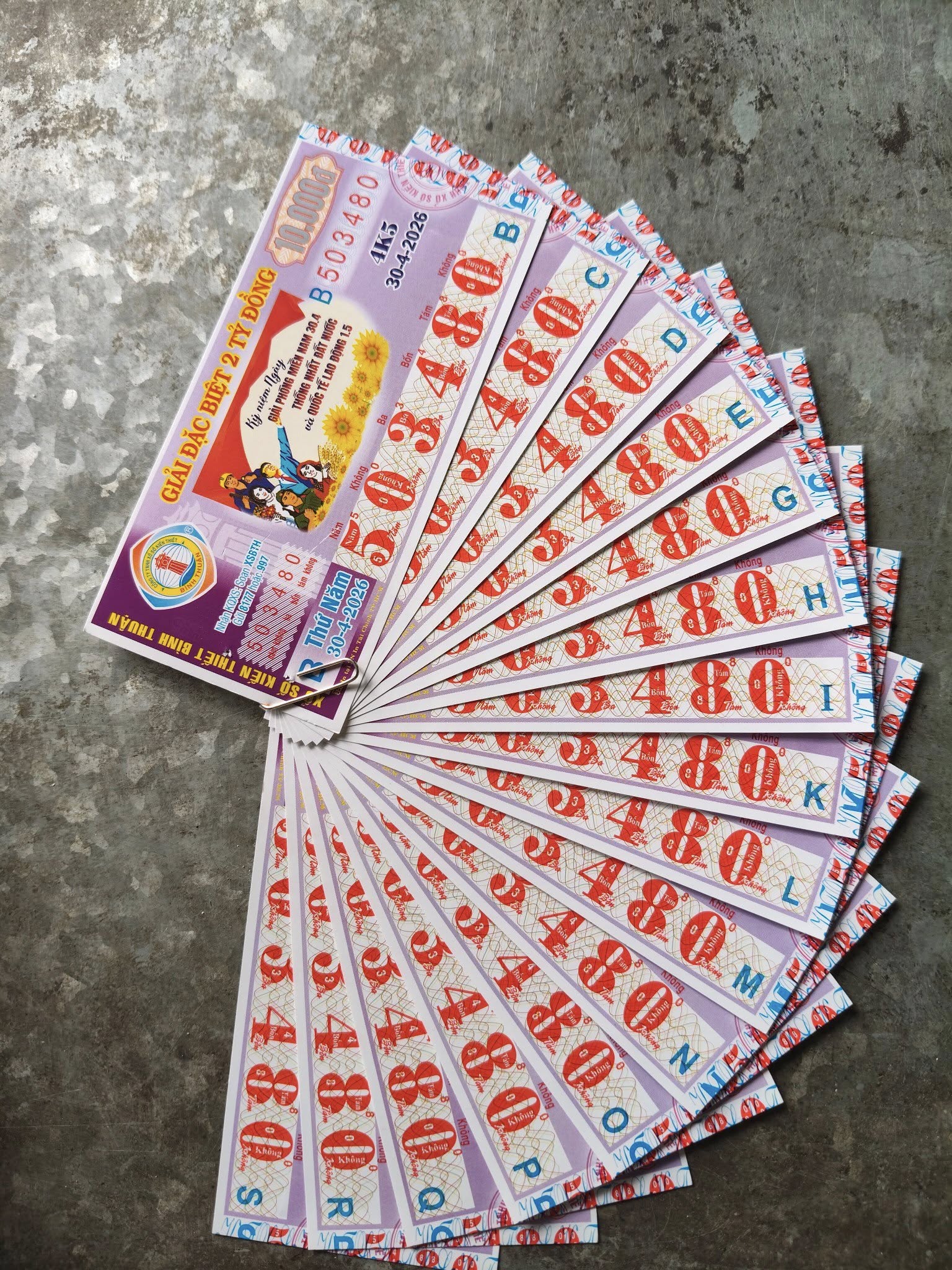 Ba giải độc đắc xổ số miền Nam c&ugrave;ng lộ diện v&agrave;o chiều 30-4 - Ảnh 6.