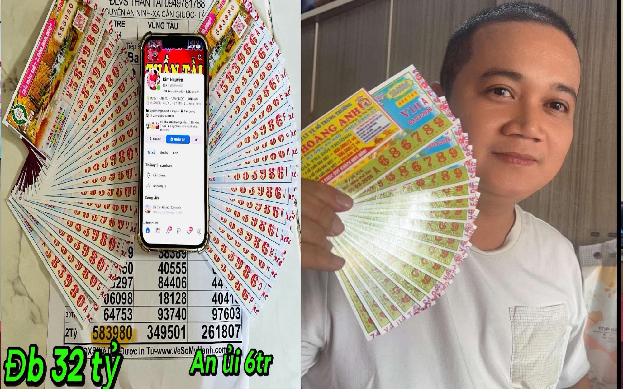 Thêm 1 người trúng độc đắc 32 tỉ đồng xổ số miền Nam khi mua vé online