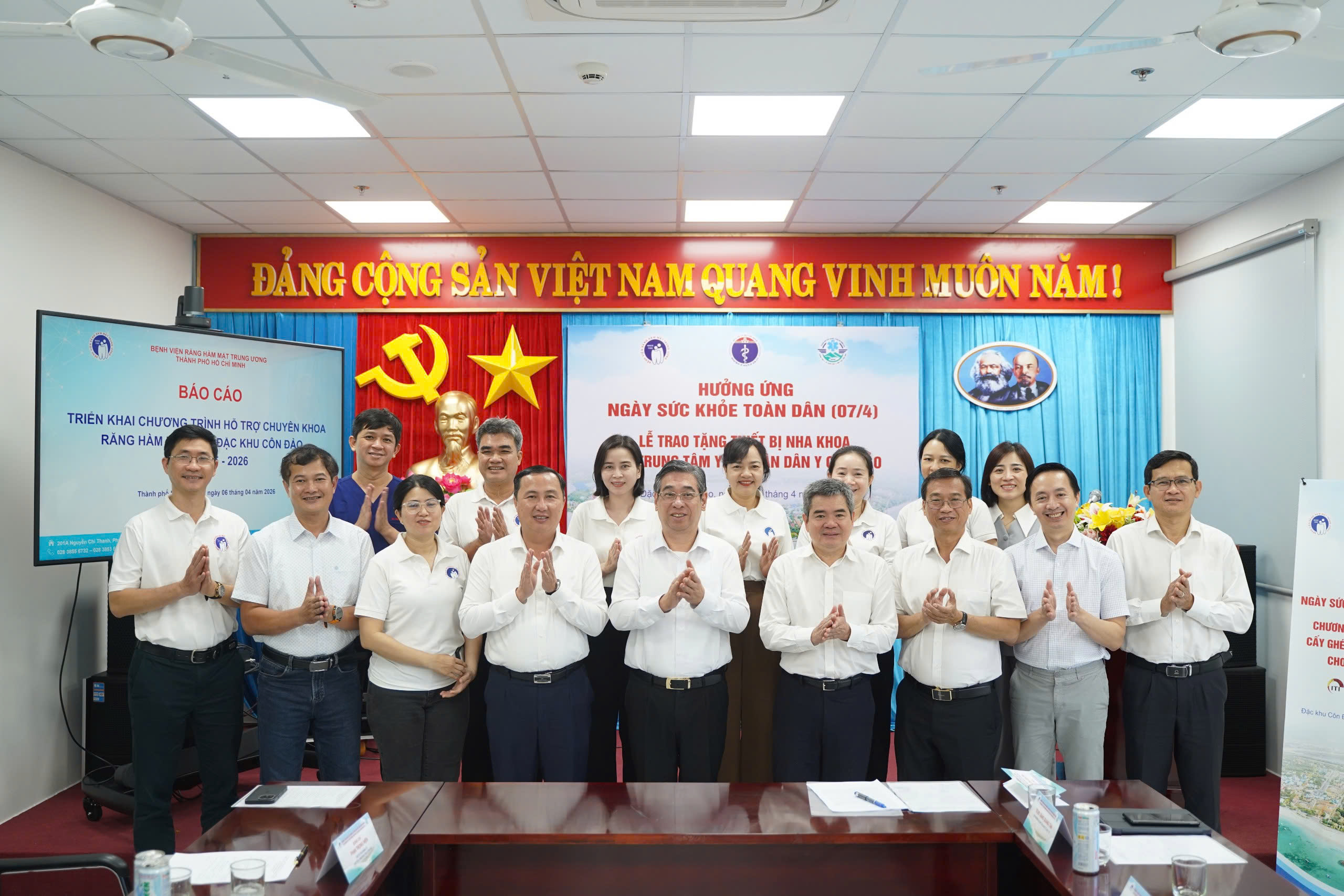 L&atilde;nh đạo TP HCM dự lễ hưởng ứng Ng&agrave;y Sức khỏe To&agrave;n d&acirc;n tại C&ocirc;n Đảo - Ảnh 1.