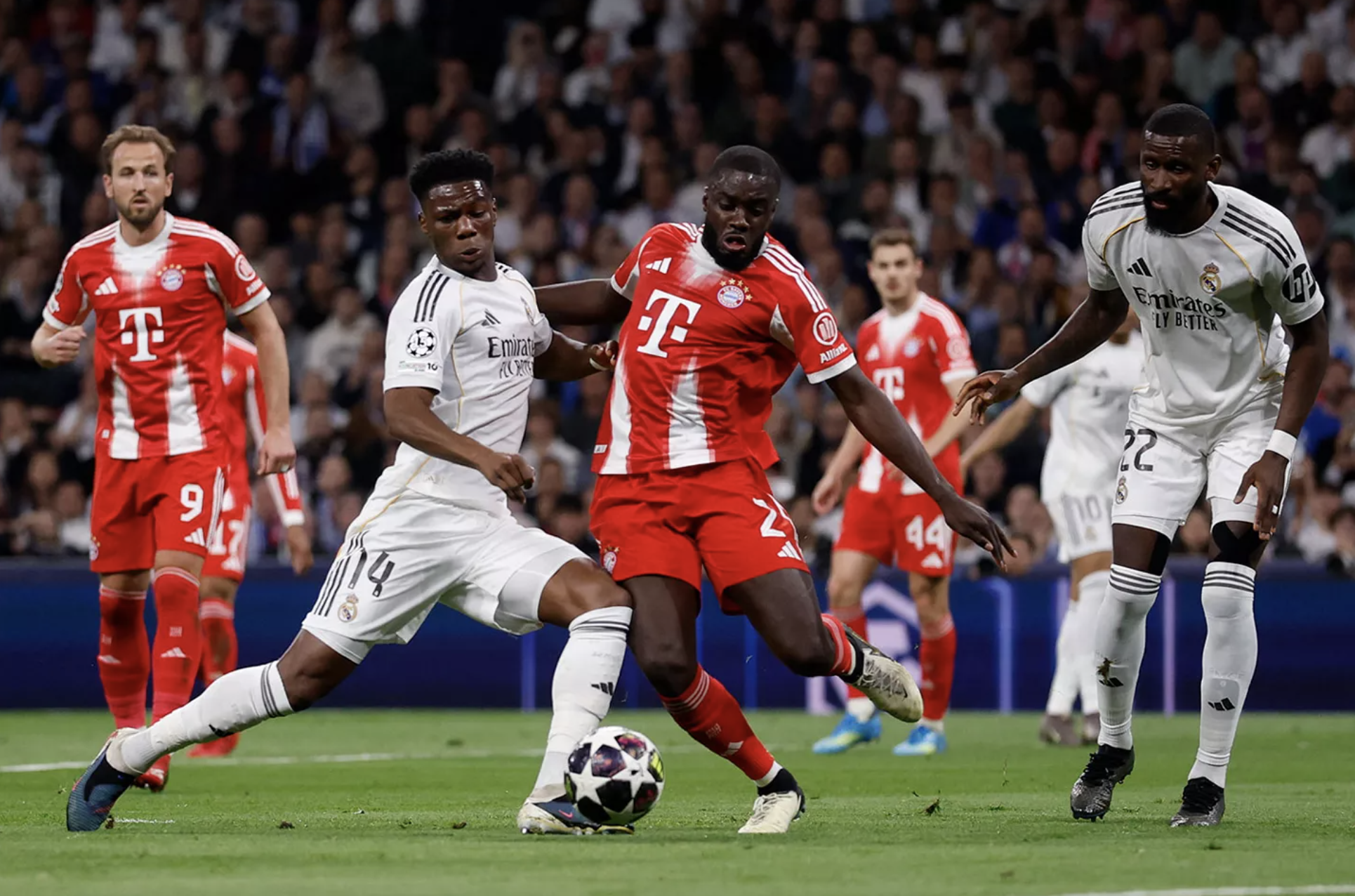 Dàn sao Bayern Munich bùng nổ, Real Madrid thất thủ tại Bernabeu - Ảnh 1.