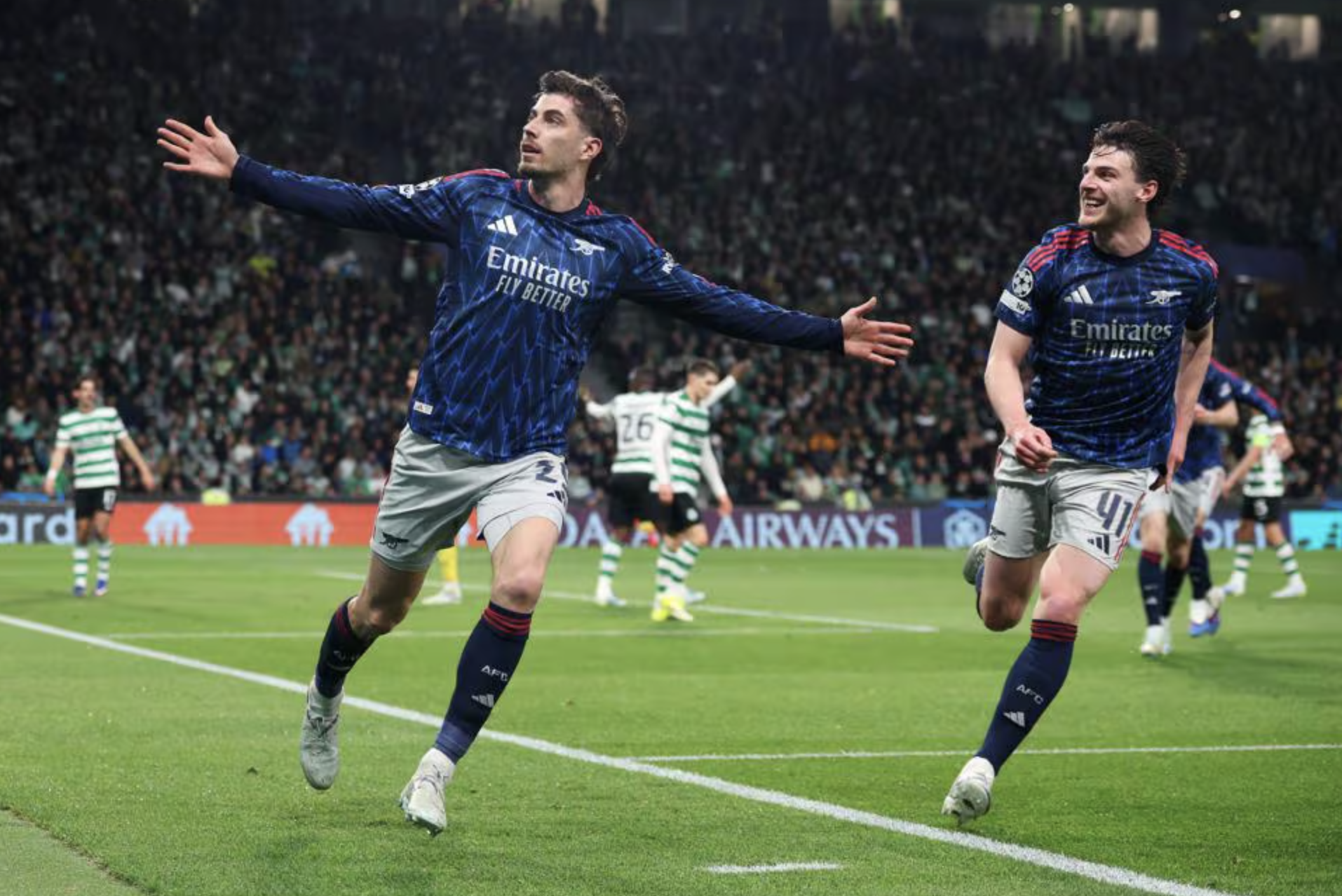 Kai Havertz tỏa sáng phút bù giờ, Arsenal rộng cửa vào bán kết Champions League - Ảnh 6.