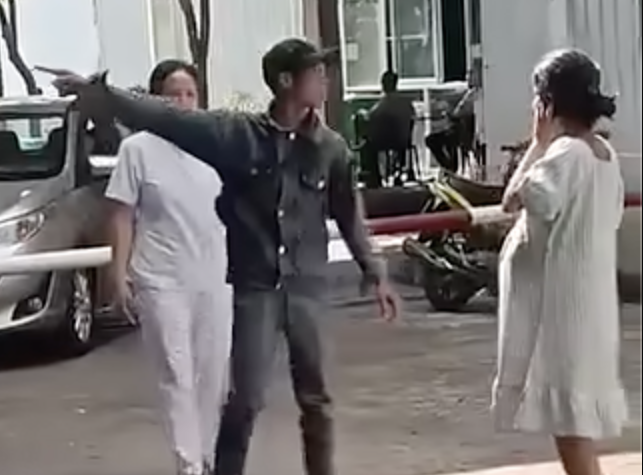 Công an làm việc với người tát thai phụ song sinh trong bệnh viện ở Lâm Đồng - Ảnh 1.