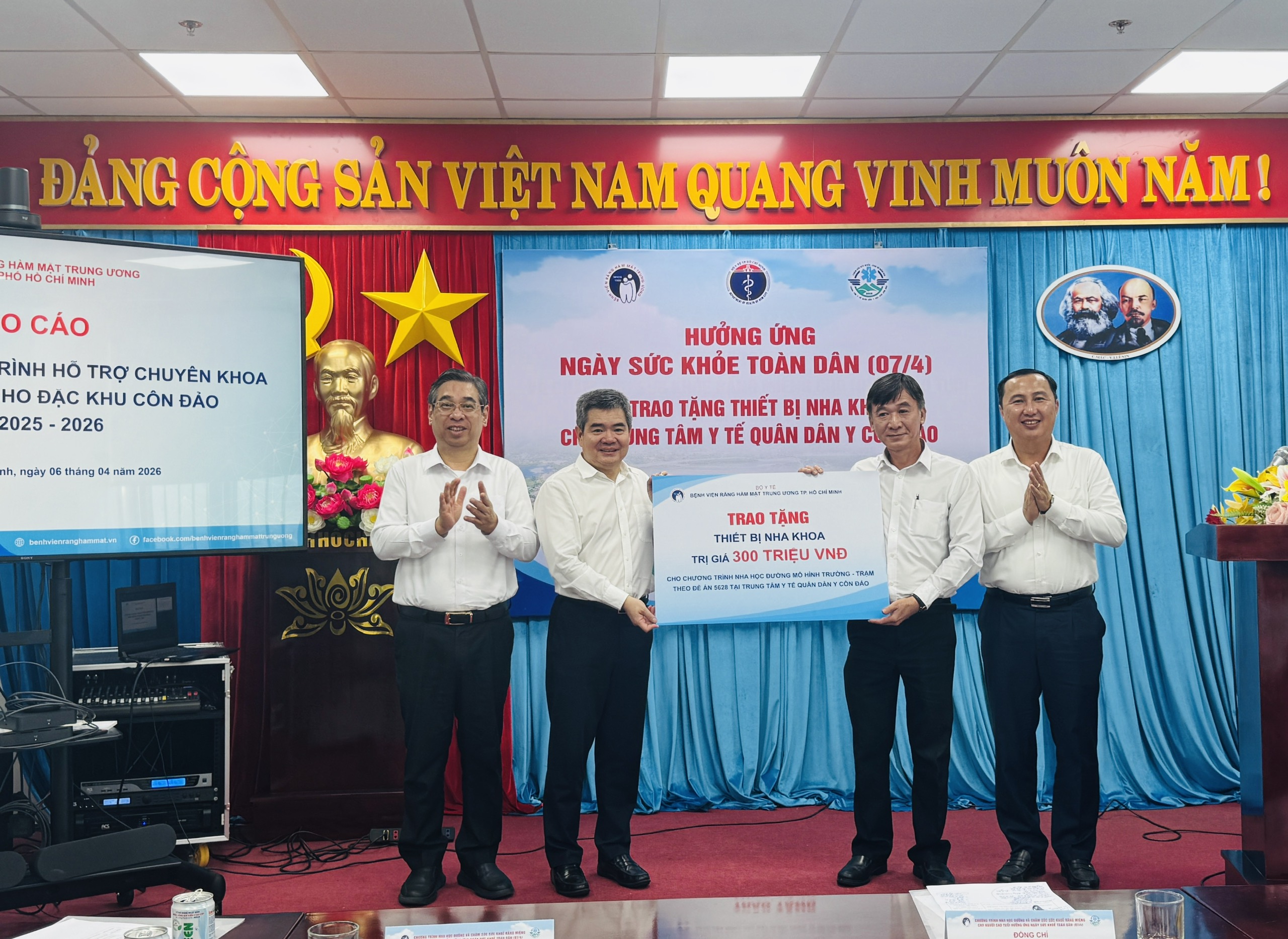 L&atilde;nh đạo TP HCM dự lễ hưởng ứng Ng&agrave;y Sức khỏe To&agrave;n d&acirc;n tại C&ocirc;n Đảo - Ảnh 4.