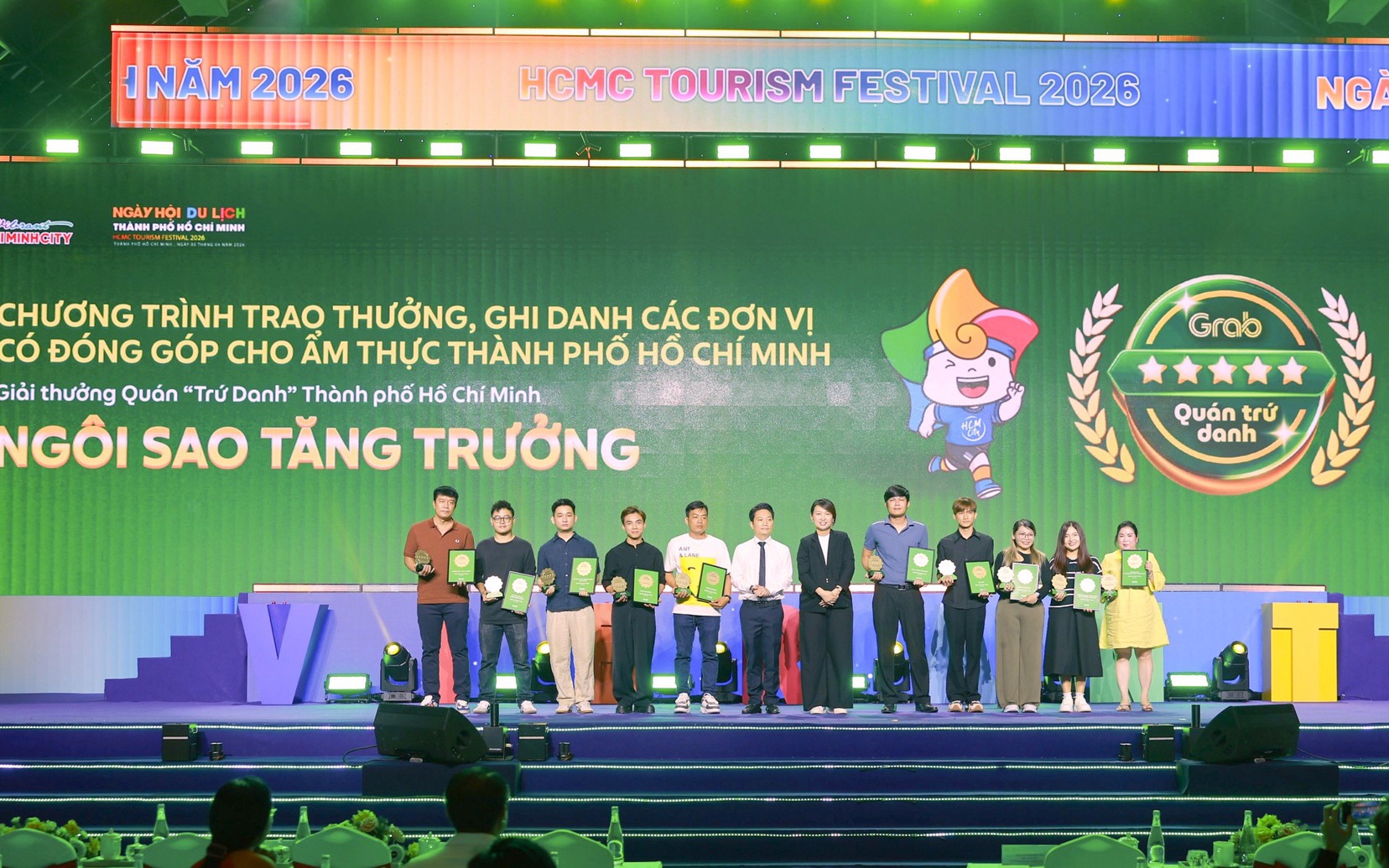 Grab Việt Nam vinh danh loạt quán ăn tiêu biểu tại lễ trao giải Quán “Trứ Danh” TPHCM