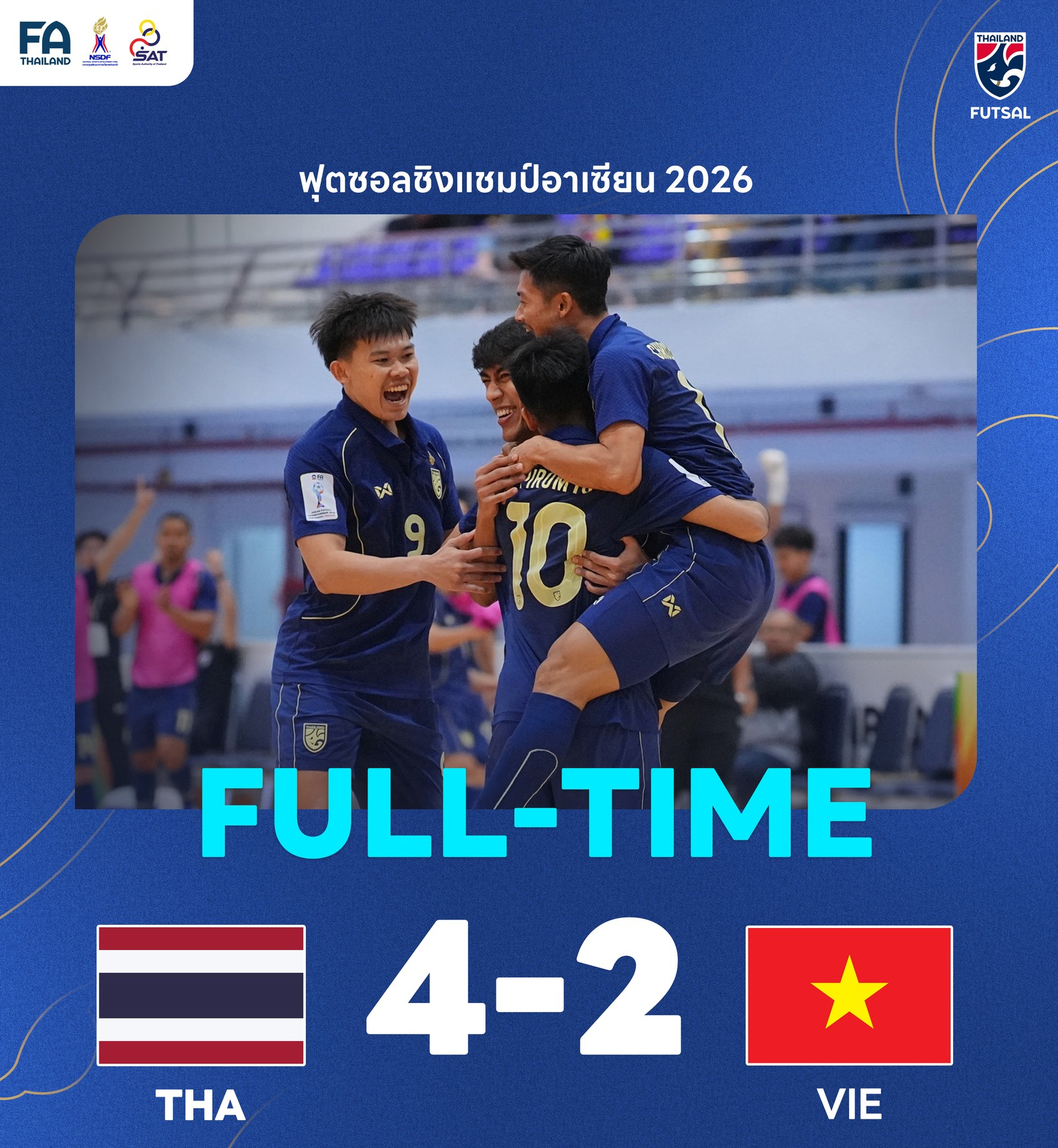 Xác định 2 cặp bán kết futsal Đông Nam Á - Ảnh 2.