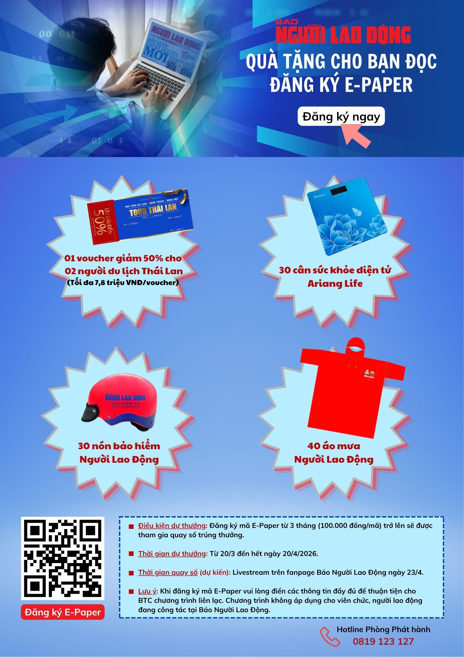 E-Paper Người Lao Động- Đọc b&aacute;o hiện đại, nhận qu&agrave; hấp dẫn - Ảnh 3.