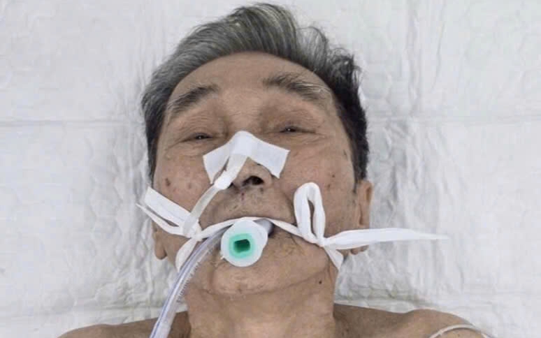Bệnh viện ở Tây Ninh tìm người thân của cụ ông đang rất nguy kịch