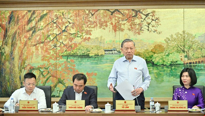 Tổng B&iacute; thư, Chủ tịch nước T&ocirc; L&acirc;m n&oacute;i về điểm nghẽn quy hoạch của H&agrave; Nội  - Ảnh 3.