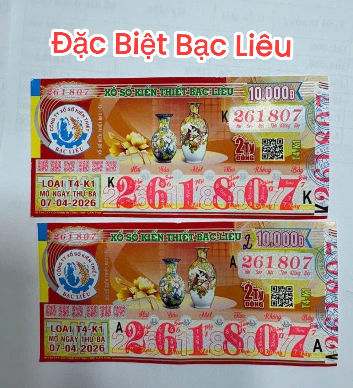 Chiều 8-4, đại lý tìm nhiều vé trúng độc đắc xổ số miền Nam đang “đi lạc” - Ảnh 2.