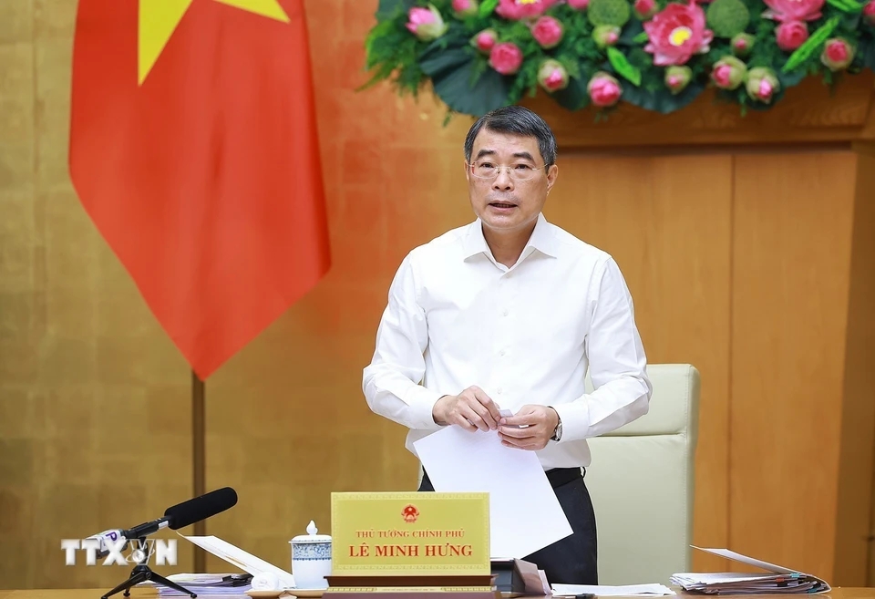 Thủ tướng L&ecirc; Minh Hưng chủ tr&igrave; họp Thường trực Ch&iacute;nh phủ  - Ảnh 1.