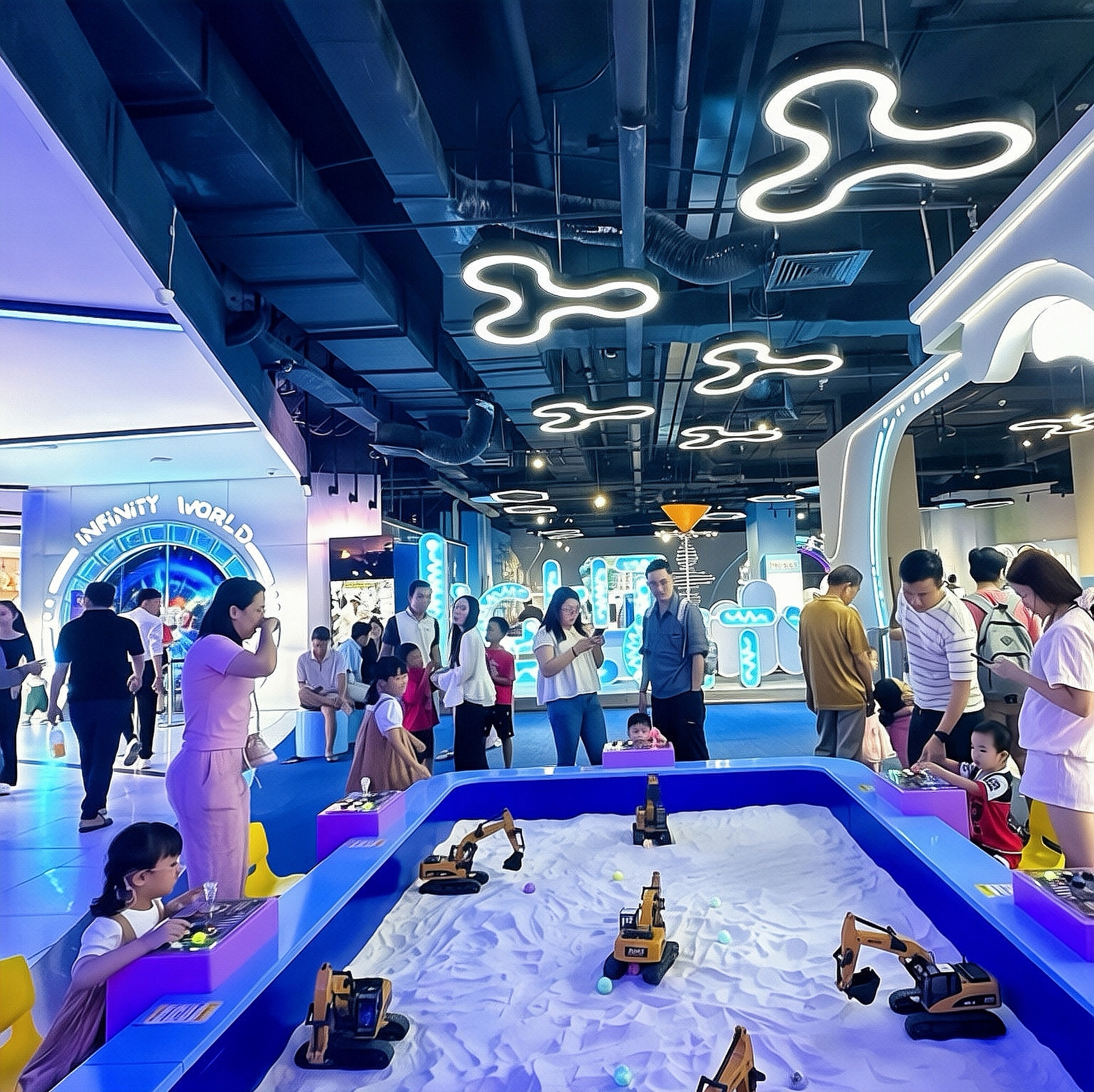 Kỳ nghỉ lễ 30-4, 1-5: Gigamall kín khách, giới trẻ đổ xô "check-in" khu giải trí công nghệ Gigaversal - Ảnh 2.