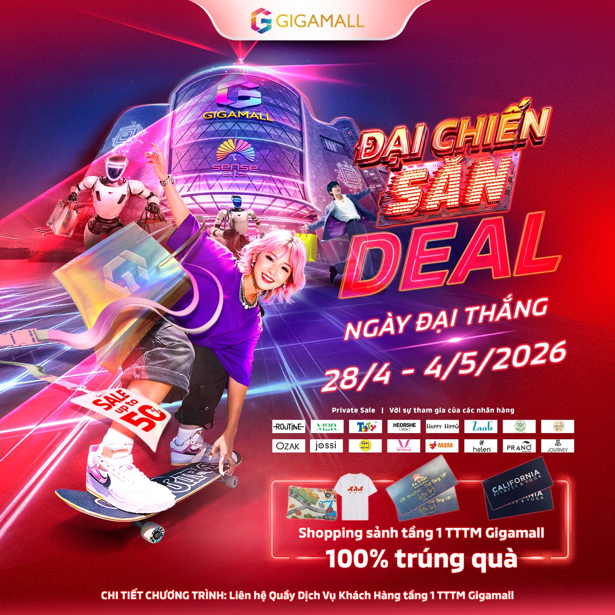 Kỳ nghỉ lễ 30-4, 1-5: Gigamall kín khách, giới trẻ đổ xô "check-in" khu giải trí công nghệ Gigaversal - Ảnh 6.