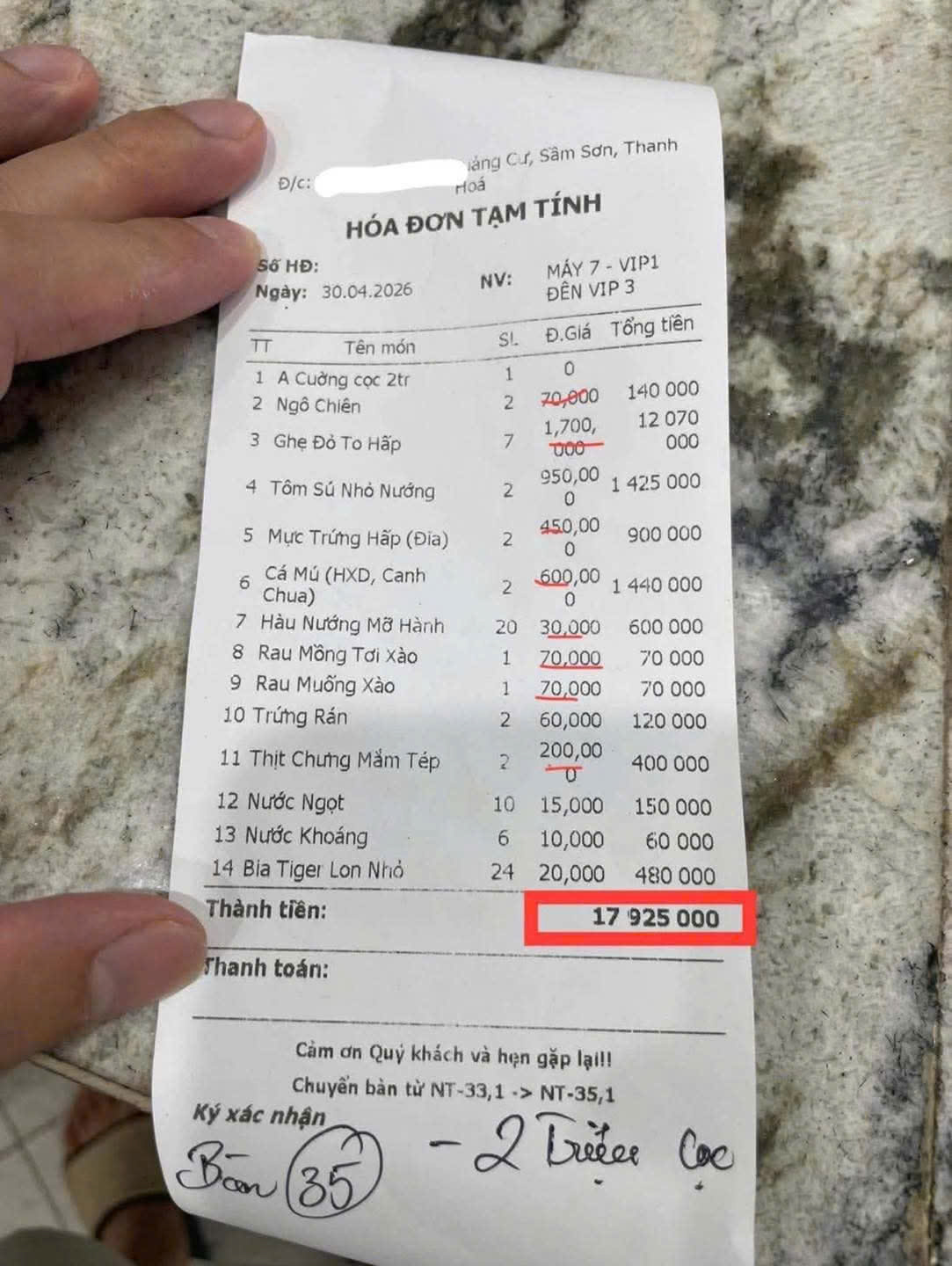 Vụ hóa đơn 18 triệu đồng ở Sầm Sơn: Rà soát, xử lý các trang mạng thông tin sai lệch - Ảnh 2.