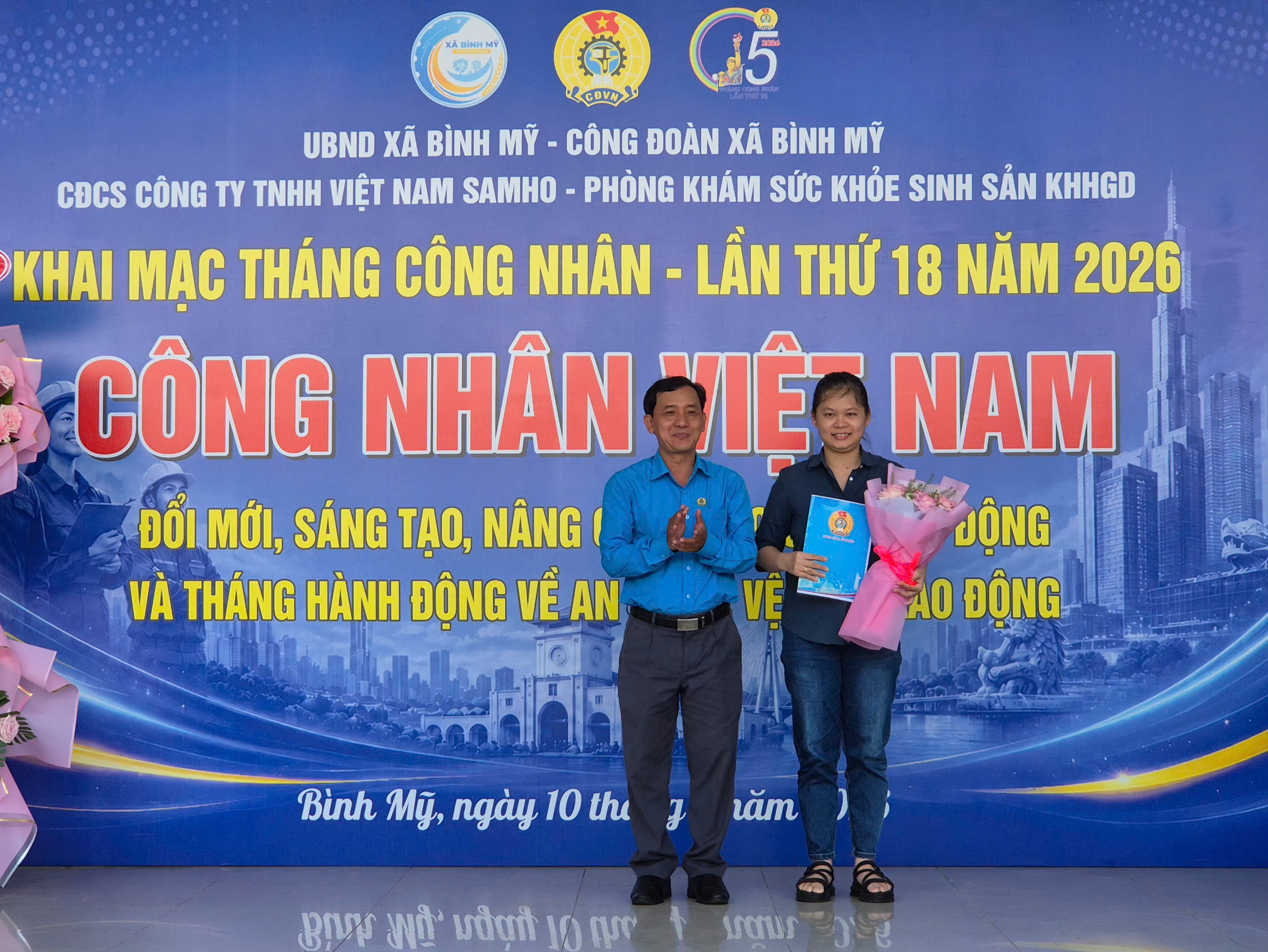 C&ocirc;ng đo&agrave;n x&atilde; B&igrave;nh Mỹ: Ph&aacute;t huy vai tr&ograve; C&ocirc;ng đo&agrave;n trong Th&aacute;ng C&ocirc;ng nh&acirc;n - Ảnh 1.