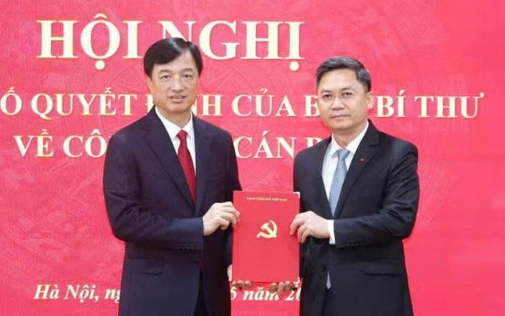 Trưởng Ban Tổ chức Thành ủy Hà Nội làm Phó Trưởng Ban Tổ chức Trung ương