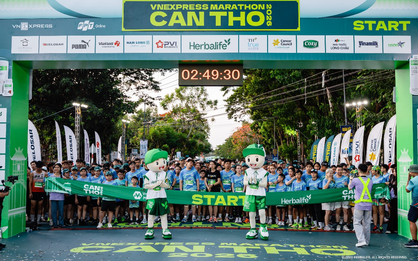 Herbalife Việt Nam đồng hành cùng hơn 10.000 vận động viên tại VnExpress Marathon Cần Thơ 2026