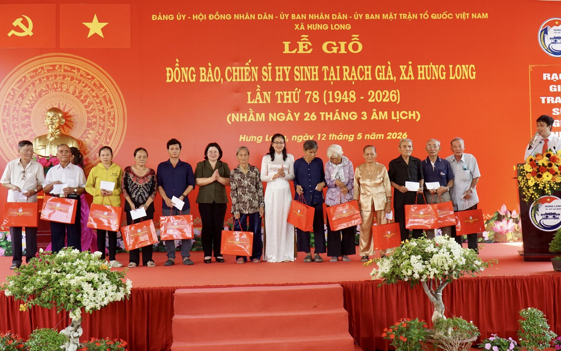 Xã Hưng Long, TPHCM: 78 năm ngày giỗ thiêng nơi vùng đất Rạch Già