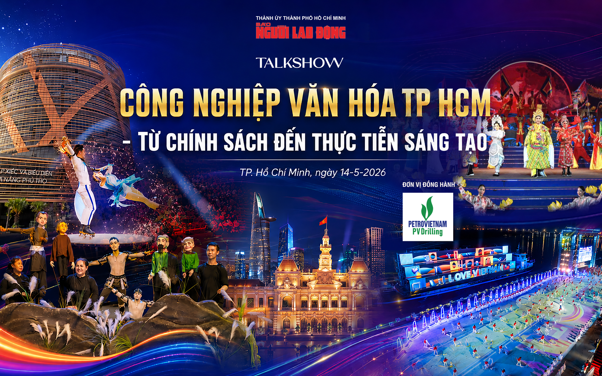 Talkshow "Công nghiệp văn hóa TP HCM - Từ chính sách đến thực tiễn sáng tạo"