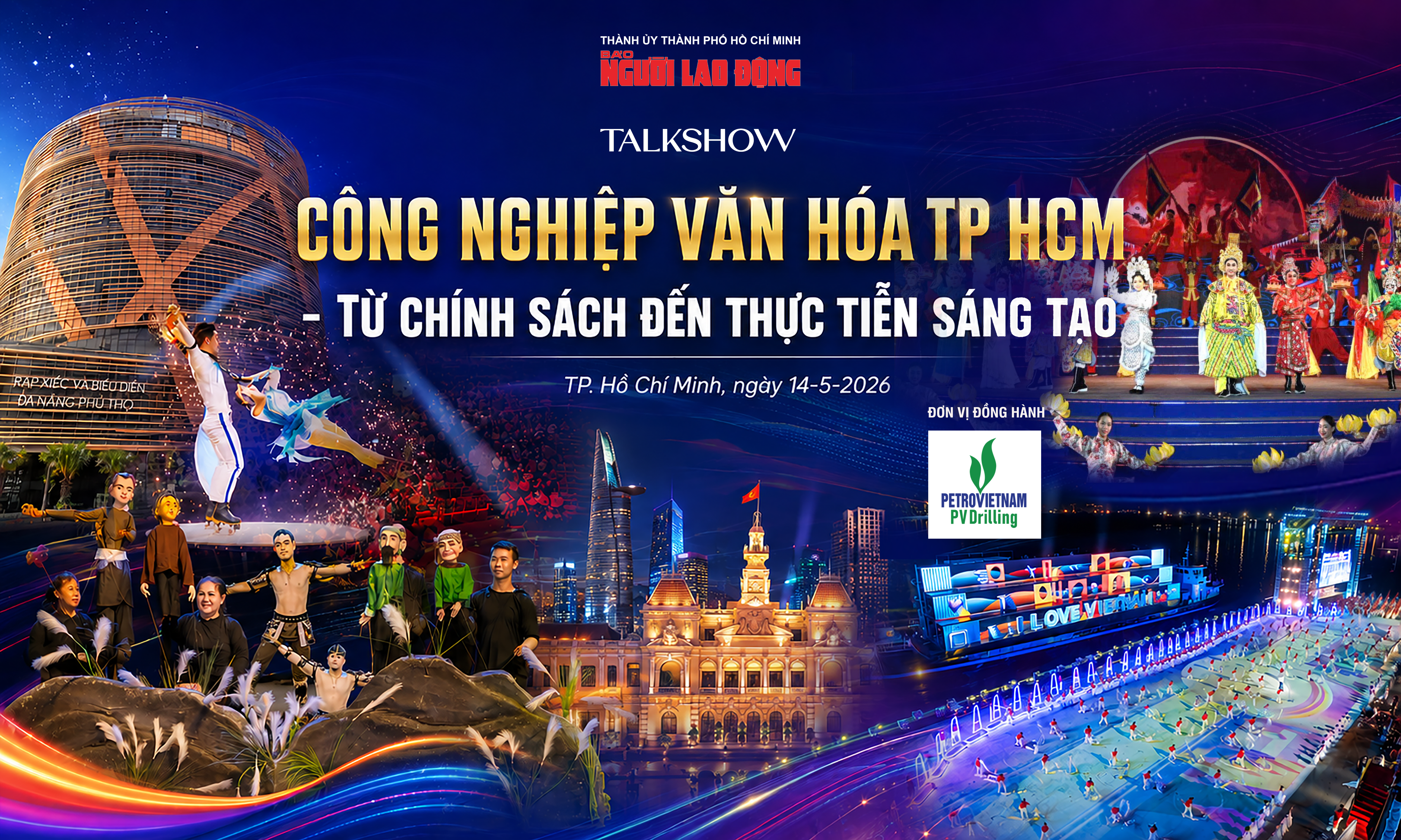 Talkshow "C&ocirc;ng nghiệp văn h&oacute;a TP HCM - Từ ch&iacute;nh s&aacute;ch đến thực tiễn s&aacute;ng tạo" - Ảnh 1.