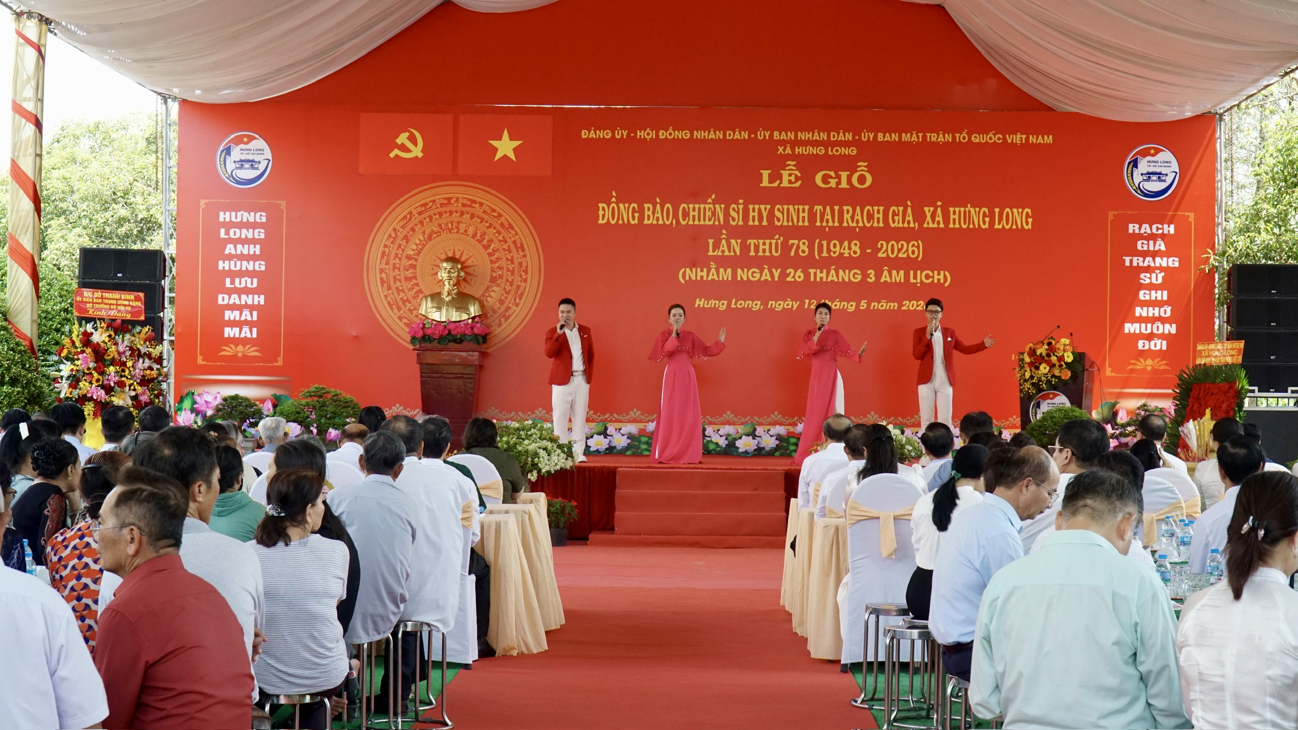 Xã Hưng Long, TPHCM: 78 năm ngày giỗ thiêng nơi vùng đất Rạch Già - Ảnh 1.