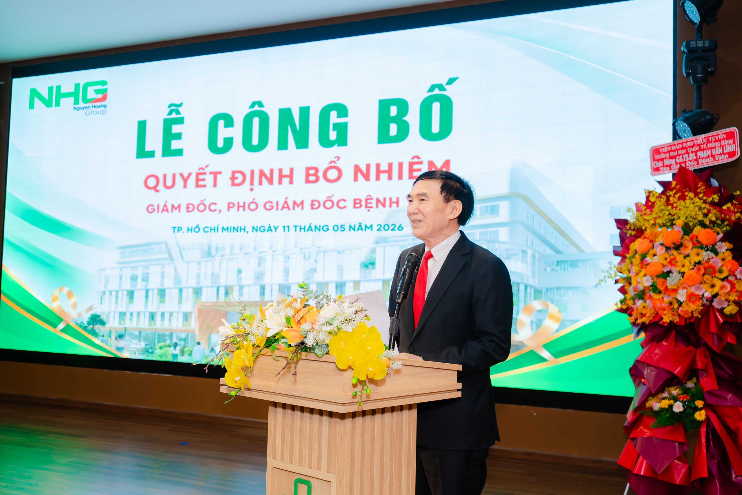 Hiệu trưởng trường ĐH Quốc tế Hồng B&agrave;ng được bổ nhiệm l&agrave;m gi&aacute;m đốc bệnh viện  - Ảnh 1.