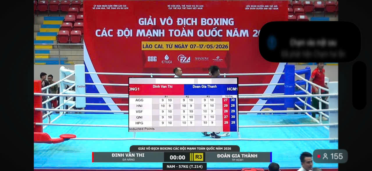 Trọng tài cho thắng, giám sát xử thua, đoàn boxing TPHCM bức xúc - Ảnh 1.