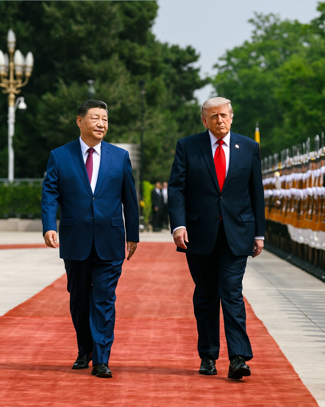 Ngày đầu làm việc tại Bắc Kinh của ông Donald Trump - Ảnh 3.