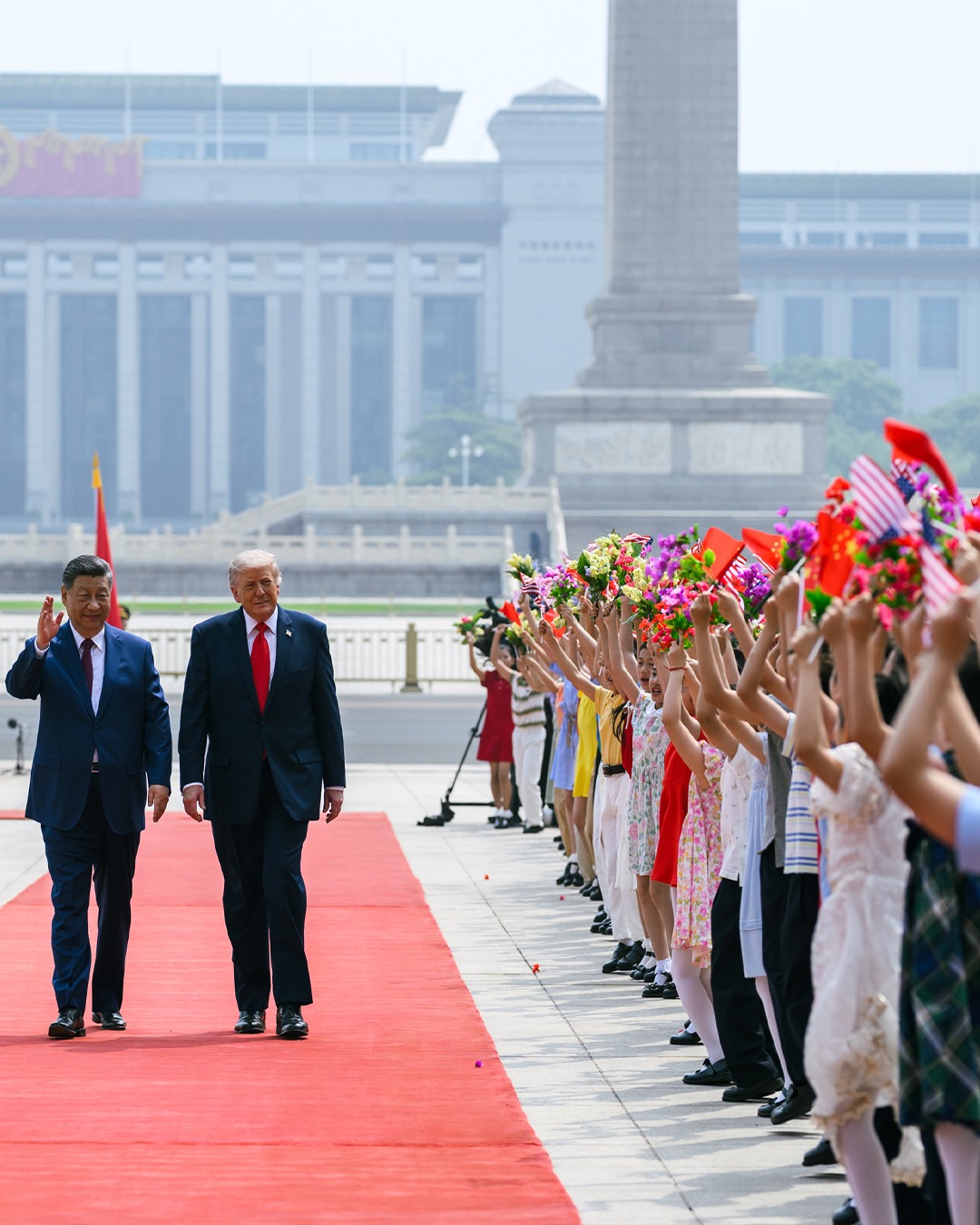 Ngày đầu làm việc tại Bắc Kinh của ông Donald Trump - Ảnh 4.