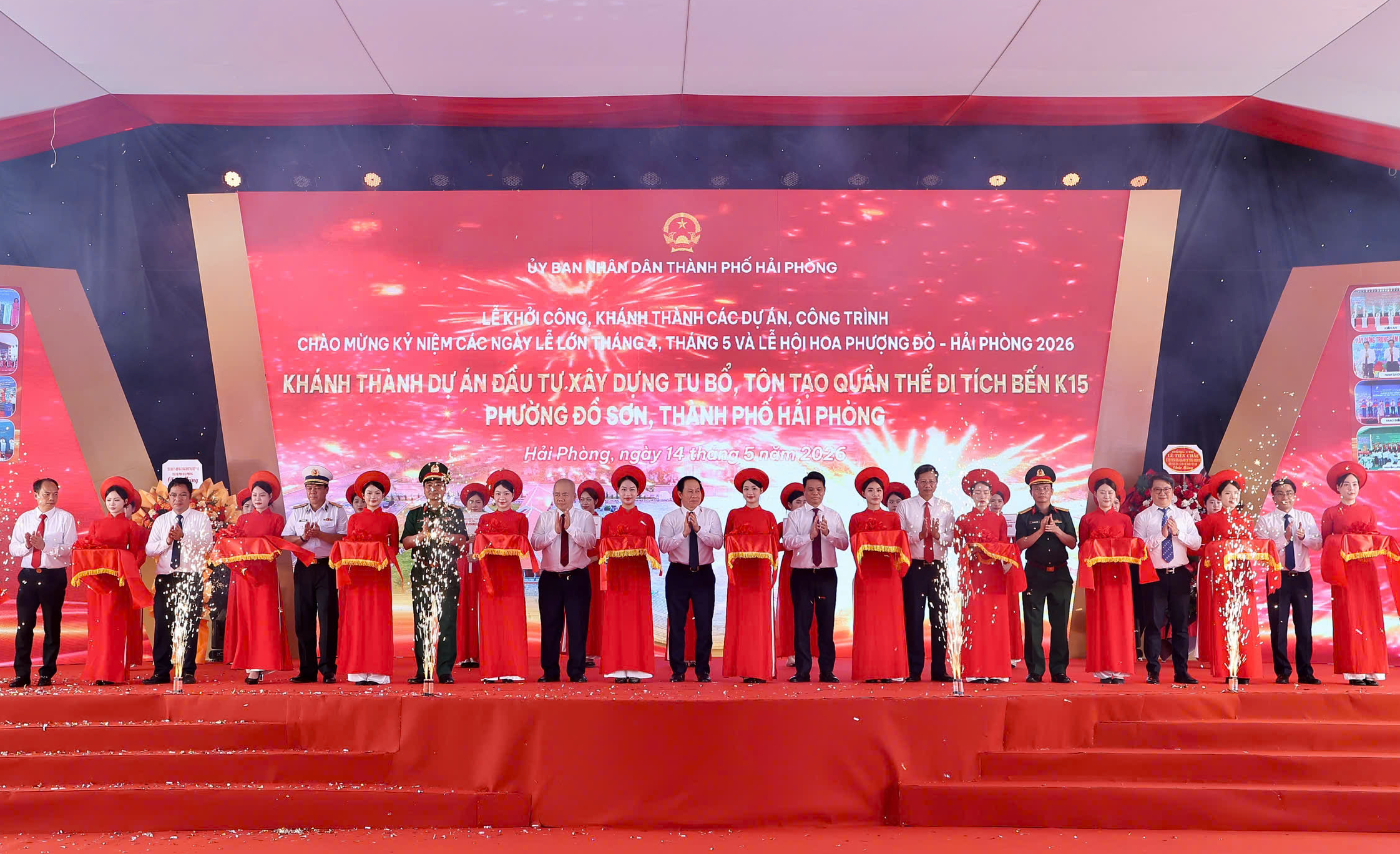 Hải Phòng khởi công 14 công trình trọng điểm chào mừng Lễ hội Hoa Phượng Đỏ 2026 - Ảnh 2.