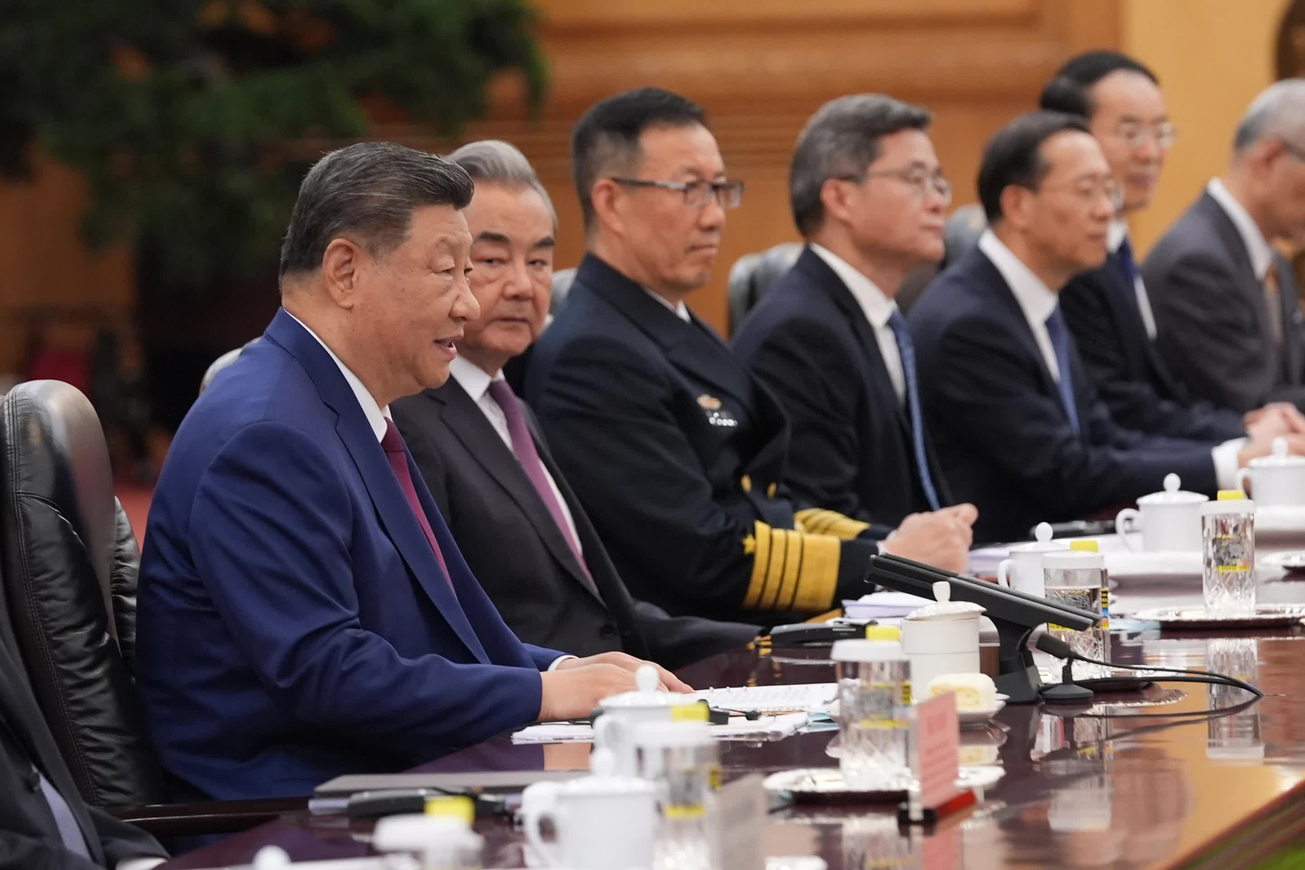 Chủ tịch Trung Quốc Tập Cận Bình hội đàm với Tổng thống Mỹ Donald Trump - Ảnh 5.