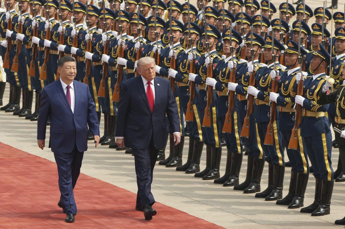 Ngày đầu làm việc tại Bắc Kinh của ông Donald Trump - Ảnh 2.