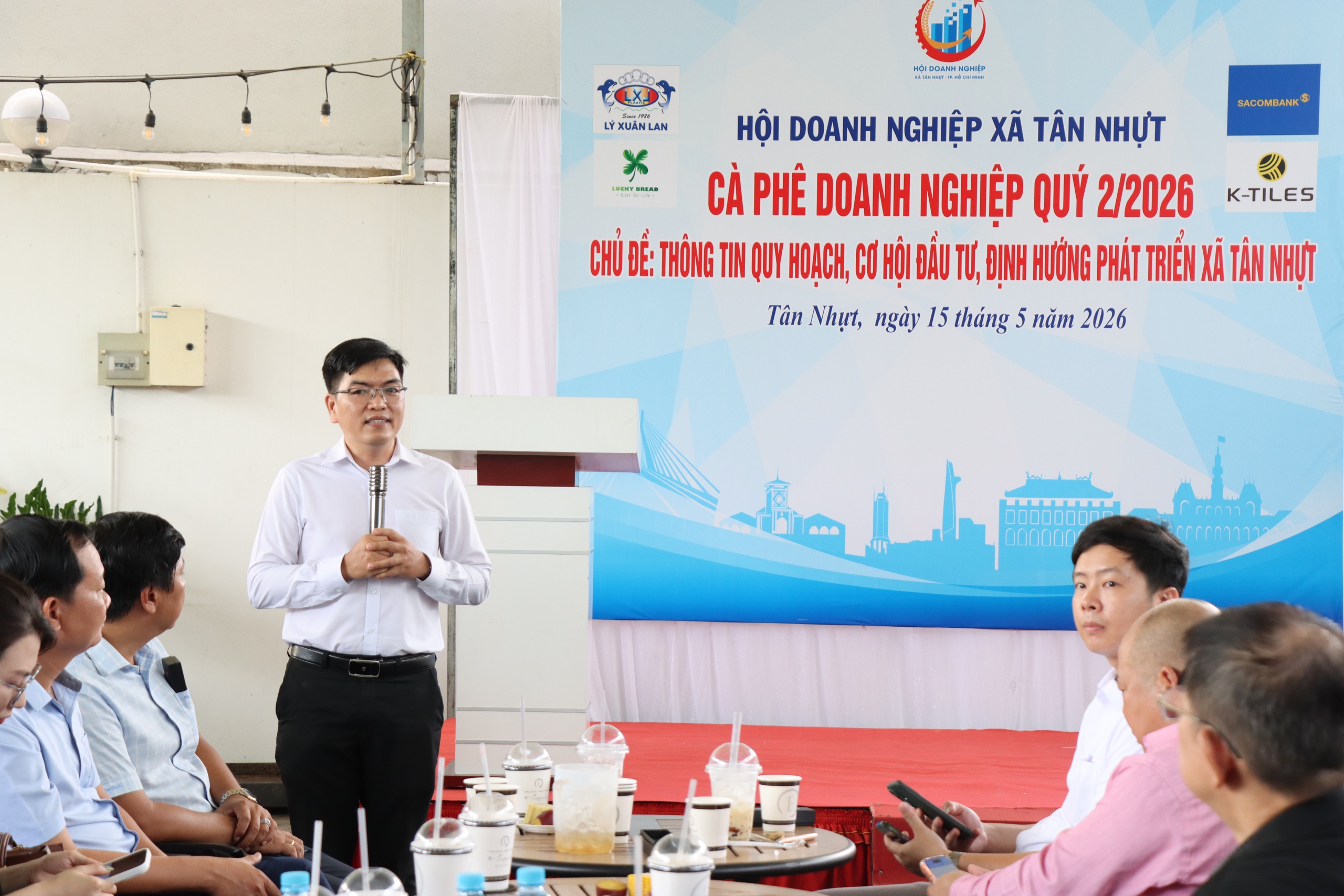 Xã cửa ngõ TPHCM “cà phê cùng doanh nghiệp”, mở hướng hút đầu tư - Ảnh 2.