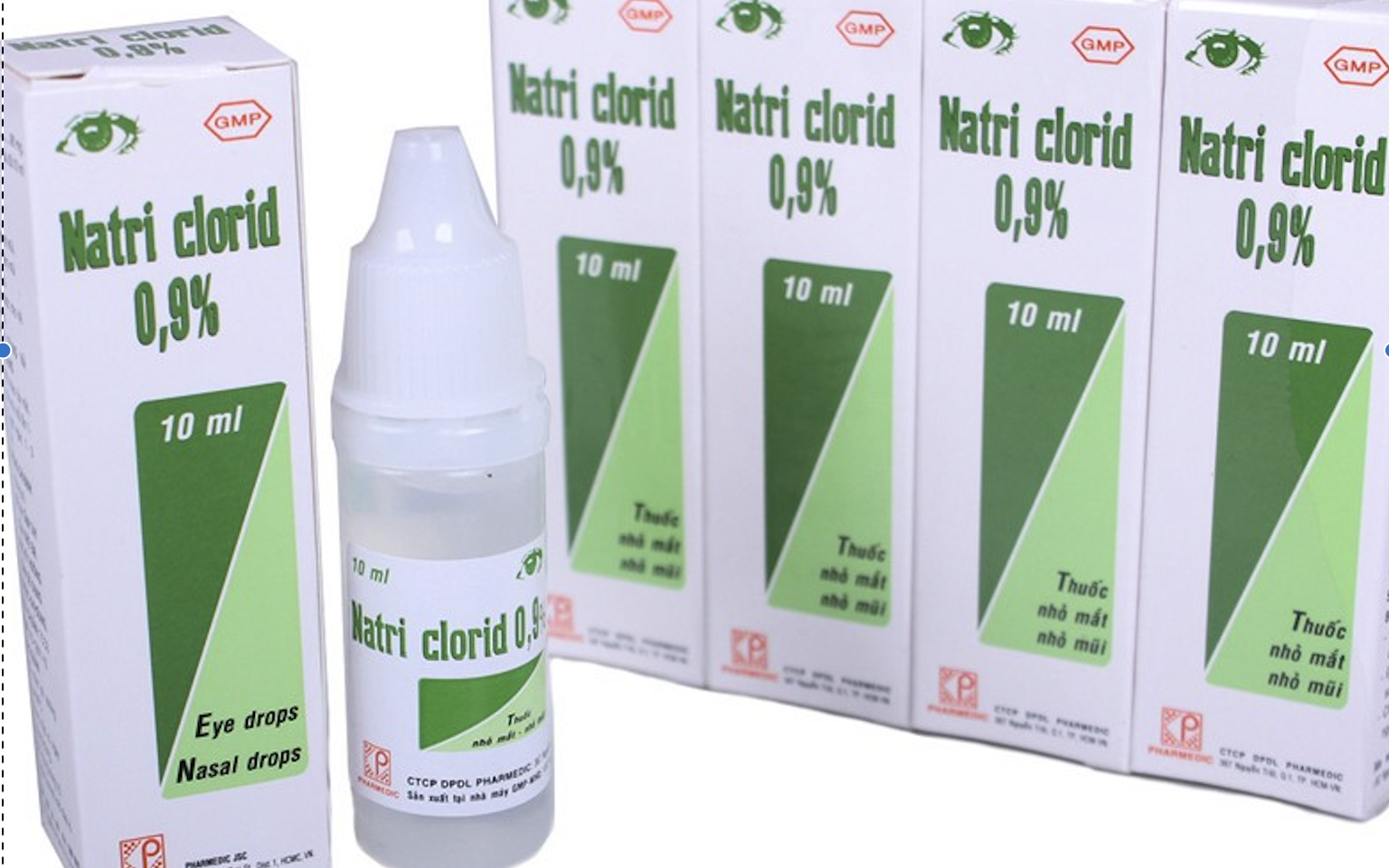 Thu hồi toàn bộ một lô nước muối nhỏ mắt Natri clorid 0,9%