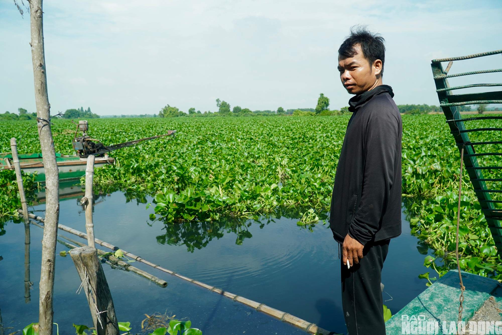 Nước sông Vàm Cỏ Đông ô nhiễm nghiêm trọng , người dân lo lắng về nguồn nước - Ảnh 12.