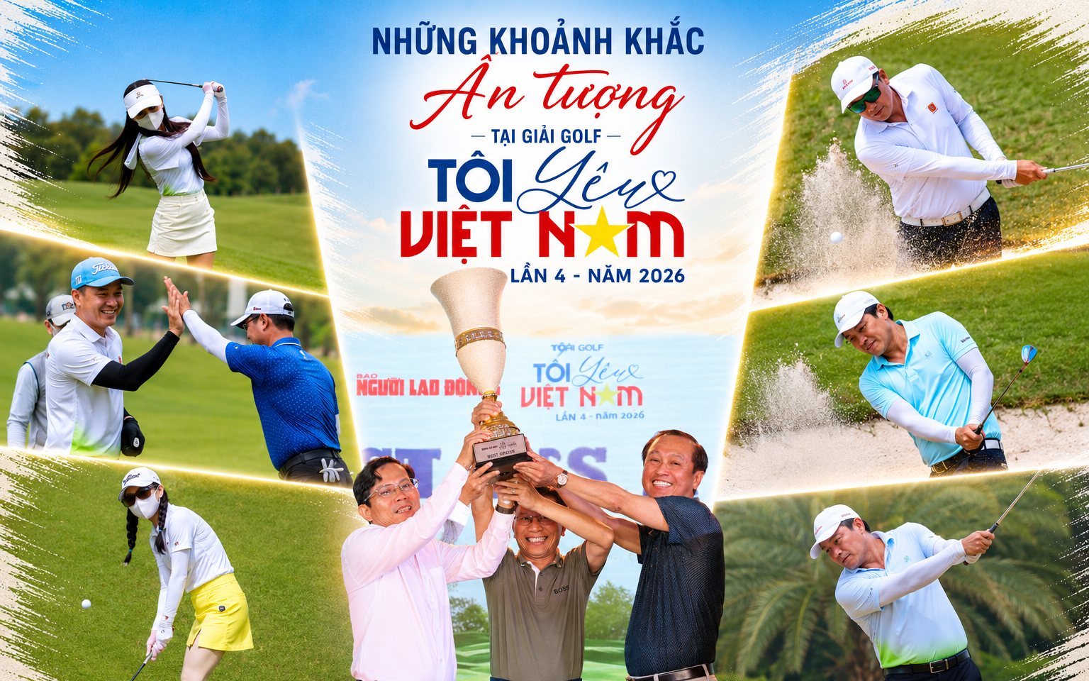 Những khoảnh khắc ấn tượng tại giải Golf "Tôi yêu Việt Nam" lần 4"