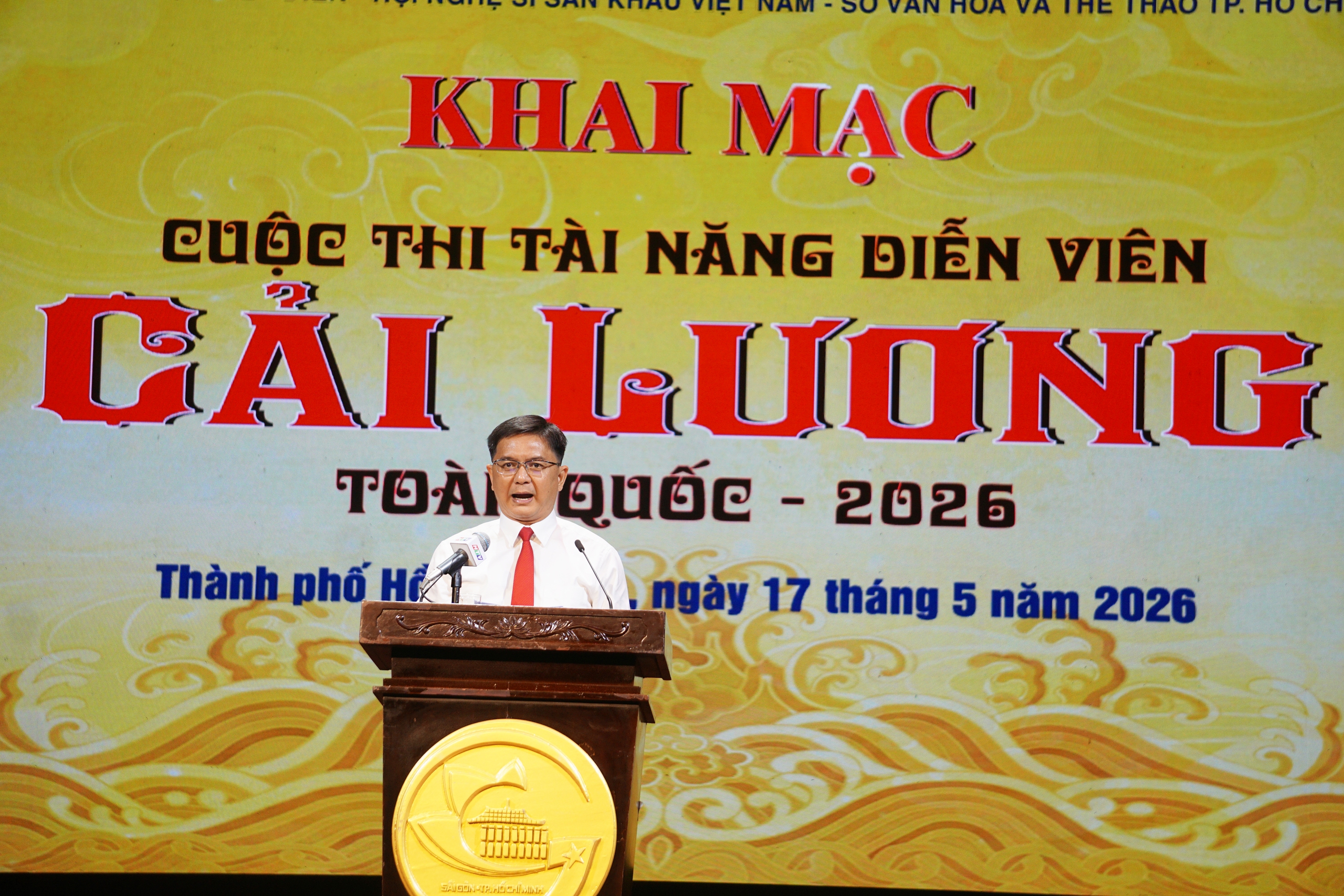 Khai mạc Cuộc thi T&agrave;i năng Diễn vi&ecirc;n Cải lương to&agrave;n quốc 2026 - Ảnh 5.
