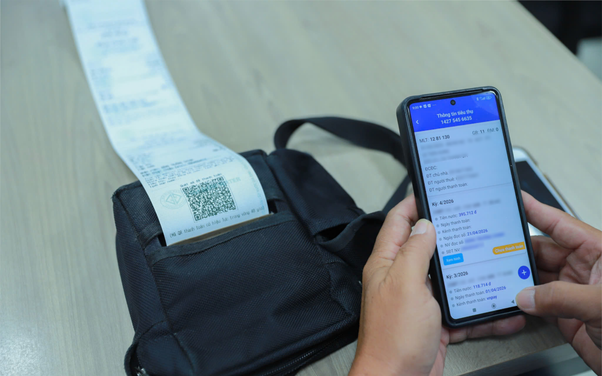 Công ty Cổ phần Cấp nước Gia Định đẩy mạnh thanh toán tiền nước bằng QR Code