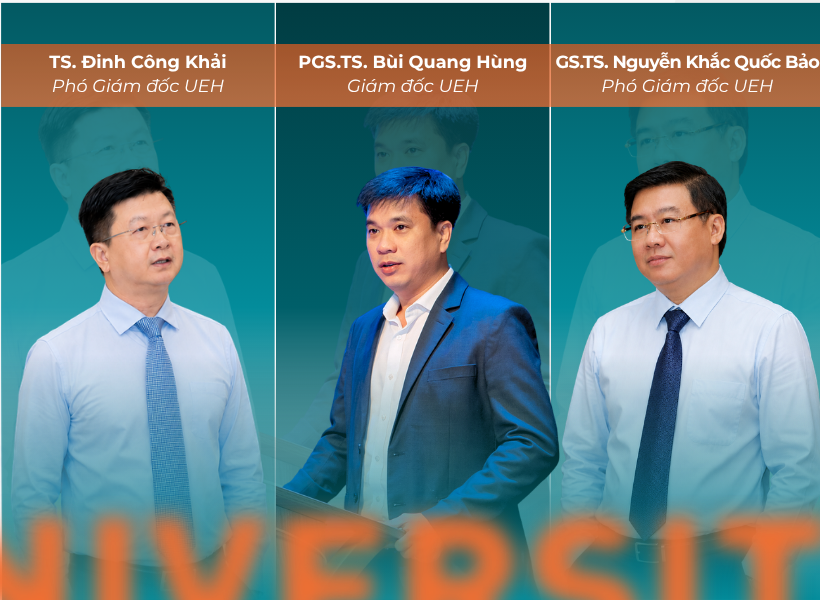 Ch&acirc;n dung 3 nh&agrave; l&atilde;nh đạo của ĐH Kinh tế TPHCM vừa được bổ nhiệm - Ảnh 1.